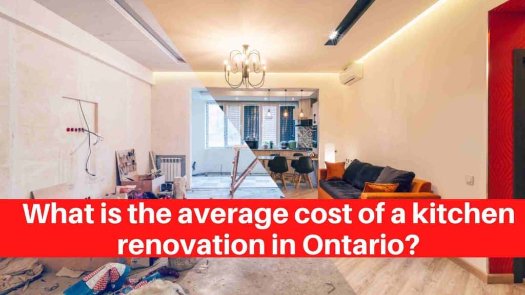 What is the average cost of a kitchen renovation in Ontario?