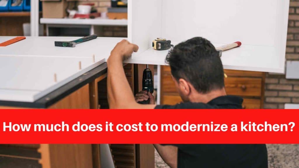 How much does it cost to modernize a kitchen