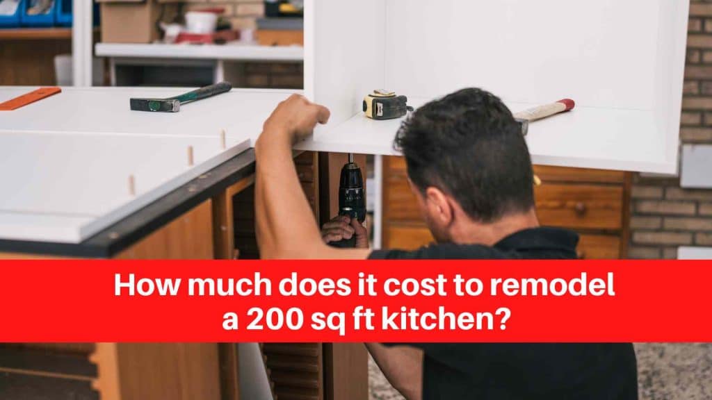 How much does it cost to remodel a 200 sq ft kitchen (1)